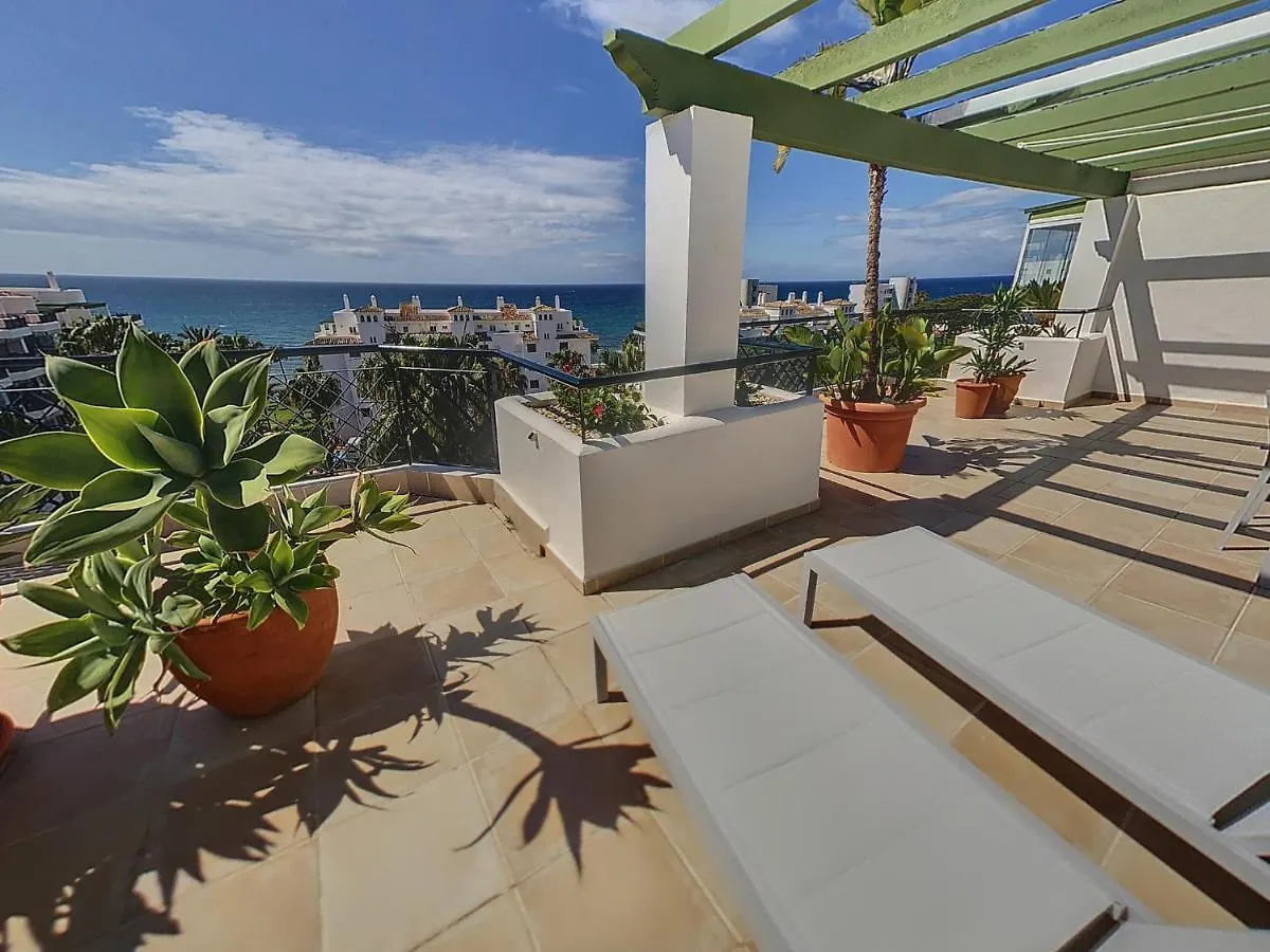Apartment Frontline Beach Penthouse In Mi Capricho Sitio de Calahonda
